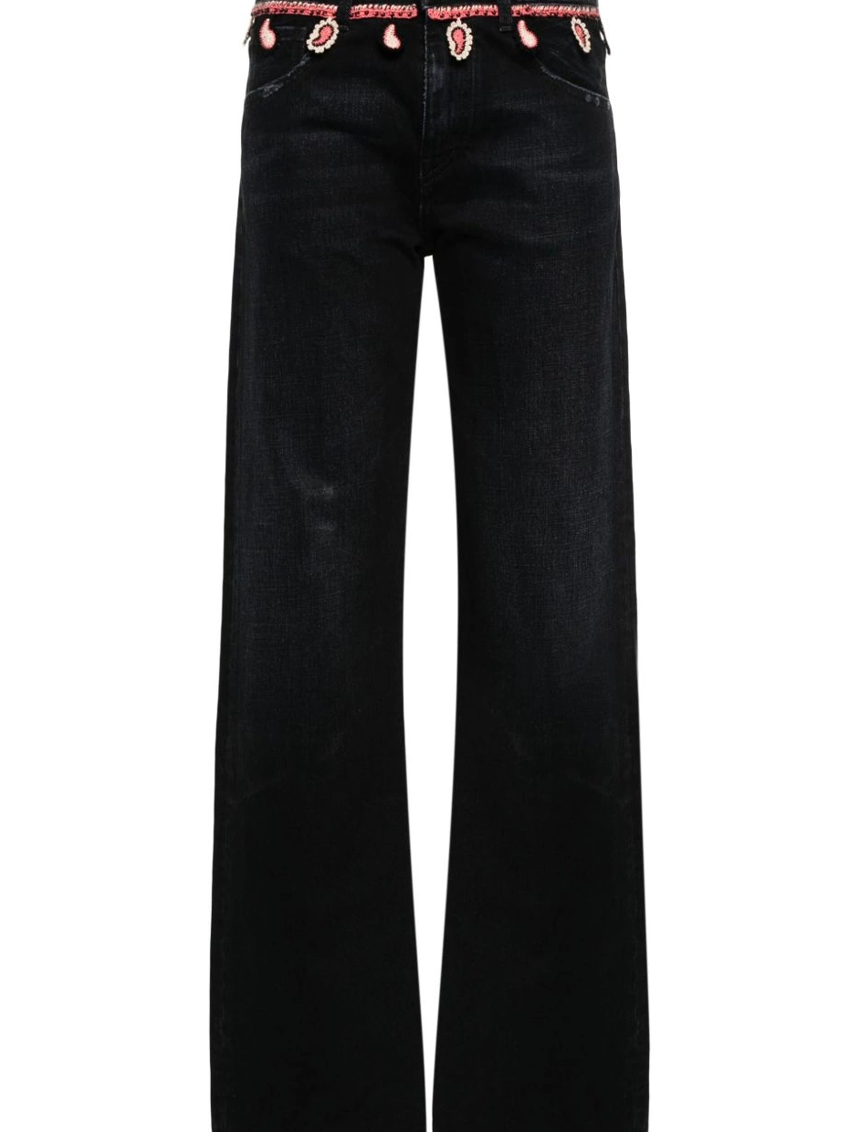 Women Alanui Inner Energy jeans straight-leg 0820